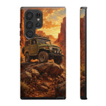Land Cruiser FJ40 Classic 4x4 Red Rock Canyon Art Tough Phone Case