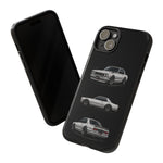 Silver Hakosuka Skyline Classic Sports Car Tough Phone Case for JDM Fans