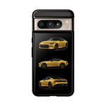 Gold Fairlady Z Classic Sports Car Tough Phone Case - 3 View