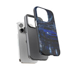 Skyline GT-R R34 Bayside Blue Tokyo Night Art Tough Phone Case