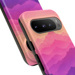 Pastel Mountain Haze Vaporwave Art Tough Phone Case