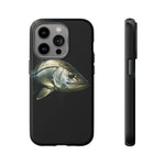 Snook Fishing Phone Case, Saltwater Portrait Black Cover, Gift