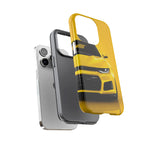 Yellow Camaro Phone Case, ZL1 American Muscle Car Tough Cover for Chevy Owners
