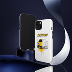 Z06 Corvette Phone Case, Yellow Sketch Reveal Chrome Cover