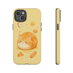Orange Tabby Loaf Kawaii Chibi Pet Cat Art Tough Phone Case