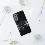 Black Sports Car Illustration 2023 Challenger SRT phone case | Car Drift Reflection