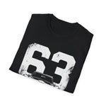 1963 C2 Stingray Distressed 63 Split Window Classic Car T-Shirt Vintage Fan Gift