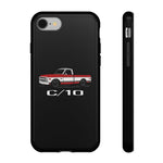 1970 C10 Red White Classic Pickup Tough Phone Case Cover