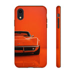 Orange 1969 C3 Phone Case, Stingray Classic Sports Car Cover, Gift