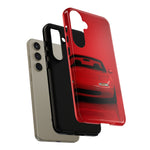Red Miata Phone Case, NA MX5 90s JDM Roadster Tough Cover