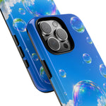 Bubbles Over Grass phone case | Tough Cover