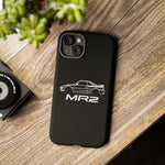MR2 White Side Silhouette JDM Tough Phone Case Cover Gift