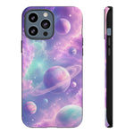 Pastel Galaxy Planet Vaporwave Art Tough Phone Case