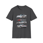 Silver 2007 C6 Z06 Illustration T-Shirt | Sports Car Trio