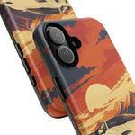 Retro Sunset Countach phone case | Sports car tough cover
