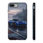 Elkhart Lake Blue C7 Track Attack Dawn Tough Phone Case