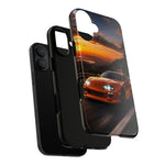 Supra MK4 Orange Touge Night JDM Speed Art Tough Phone Case