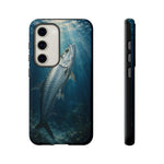 Painterly Marine Art Phone Case, Tarpon Surface Light Cover