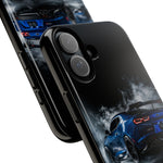 Camaro ZL1 Phone Case, Blue Track Smoke Studio Cover