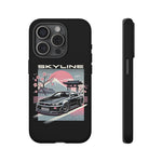R34 Skyline GT-R Sakura Mountain JDM Tough Phone Case Gift