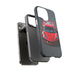 Red C8 Z06 Track Wing Tough Phone Case Cover Gift Art