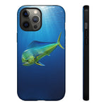 Mahi Mahi Underwater Phone Case, Sunbeam Open Water Cover, Gift