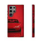 Red Miata Phone Case, NA MX5 90s JDM Roadster Tough Cover