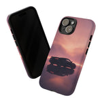 C8 Corvette Silhouette Pastel Horizon Case