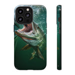 Muskie Fishing Phone Case, Freshwater Strike Cover for Anglers