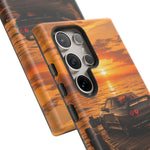 Sunset Skyline R32 on Pier phone case | Tough Covers