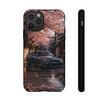Cherry Blossom Street Scene R34 Skyline GTR Tough Case | Car Photo Cover