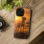 Rhodesian Ridgeback African Savanna Art Tough Phone Case