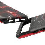 RX7 Phone Case Red, Night Drift JDM Sports Car Tough Cover, Gift