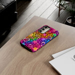 Rainbow Leopard 90s Tough Phone Case