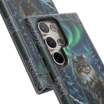 Norwegian Forest Cat Nordic Art Tough Phone Case