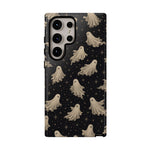 Vintage Ghost Pattern phone case | Halloween spooky stars design