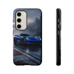 Elkhart Lake Blue C7 Track Attack Dawn Tough Phone Case