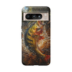 Peacock Bass Strike Phone Case Freshwater Fishing Gift for Anglers