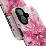 Pink Glitter Star Tough Case | Sparkle Phone Case