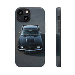 1969 Camaro SS Black Overhead Tough Phone Case Cover Gift Art