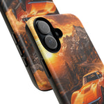 1969 C3 Corvette Phone Case, Orange Mountain Pass Motion Blur