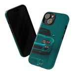 Teal Supra Phone Case, MK4 90s JDM Legend Tough Protective Cover for Men