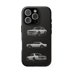 Silver Hakosuka Skyline Classic Sports Car Tough Phone Case for JDM Fans