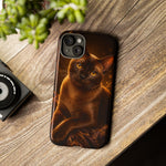 Burmese Golden Sable Portrait Art Tough Phone Case