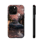 Cherry Blossom Street Scene R34 Skyline GTR Tough Case | Car Photo Cover