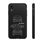 1986 Supra Triple View Line Art JDM Tough Phone Case Cover