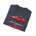 Red 2025 GT350 Muscle Car T-Shirt | Racing Mustang Graphic Tee
