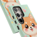 Shiba Inu Kawaii Chibi Smile Pet Dog Art Tough Phone Case