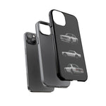 Silver Hakosuka Skyline Classic Sports Car Tough Phone Case for JDM Fans