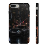 370Z City Prowl Tough Phone Case Black Sports Car at Night